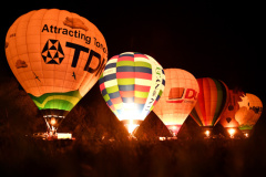 Balloons over Rozkos Lake