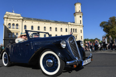 The 21th St. Wenceslas ride of vintage cars