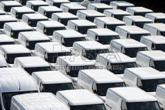 A view of stored Chinese electric utility vehicles Maxus eDeliver
