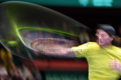 OLLE WALLIIN of Sweden in feature during the 2026 Davis Cup Qualifiers between the Czech Republic and Sweden in Jihlava, Czech Republic.