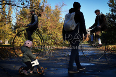 Penny Farthing Prague Mile in the Czech Republic